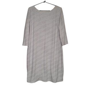 Calvin Klein Silver Glitter Stretch Sheath Dress